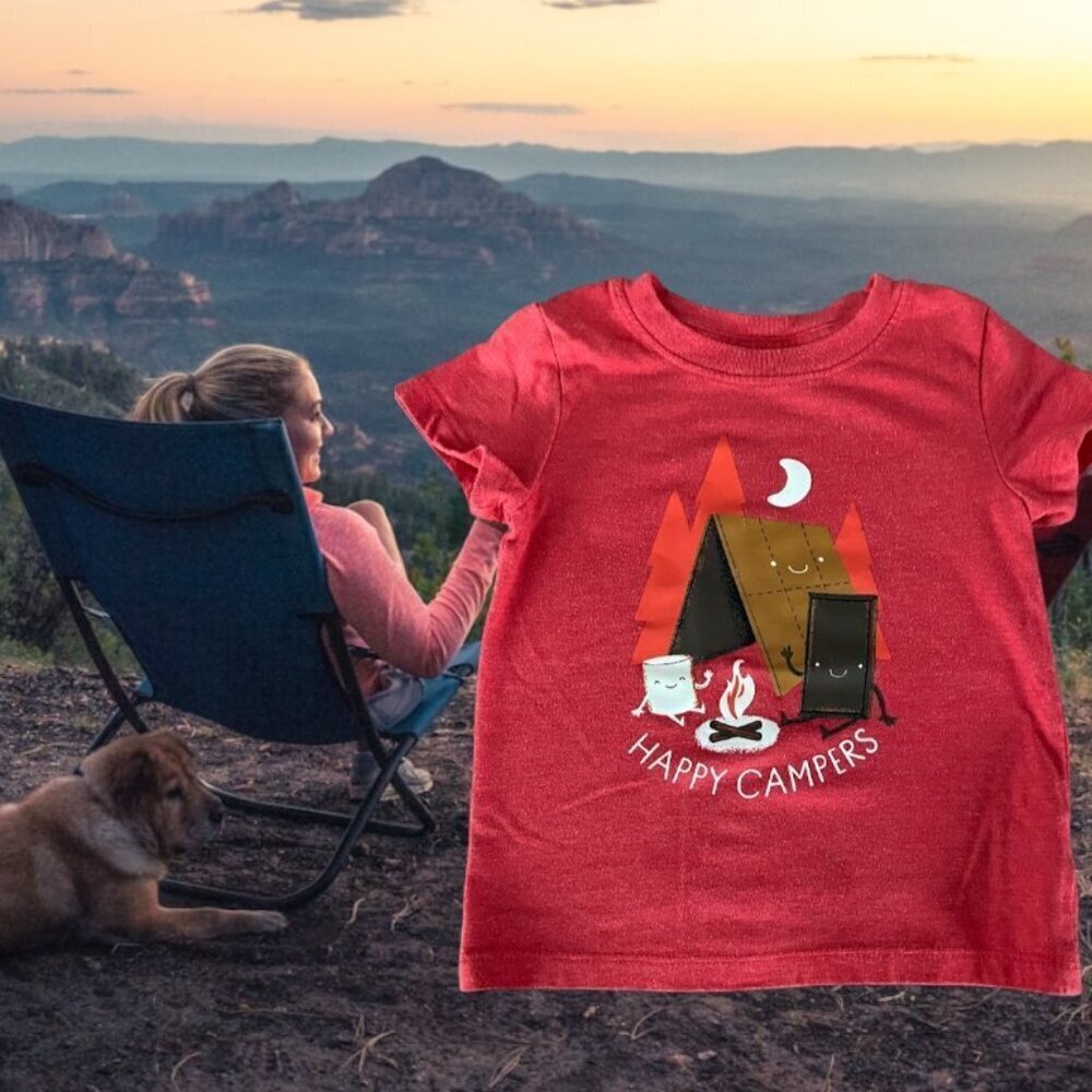 Cat & Jack Happy Campers Graphic Tee